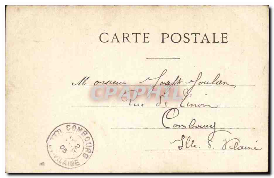 Clarens CPA Chateau du Cahtelard et Alpes de la Savoie — Rückseite