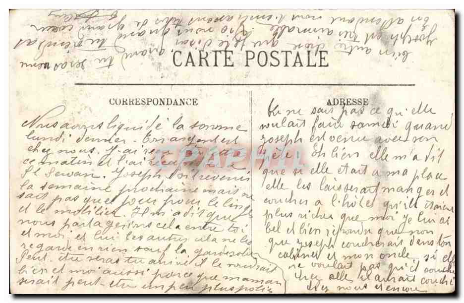 Lourdes CPA Les grottes du loup Salle de l'obeslisque — Verso