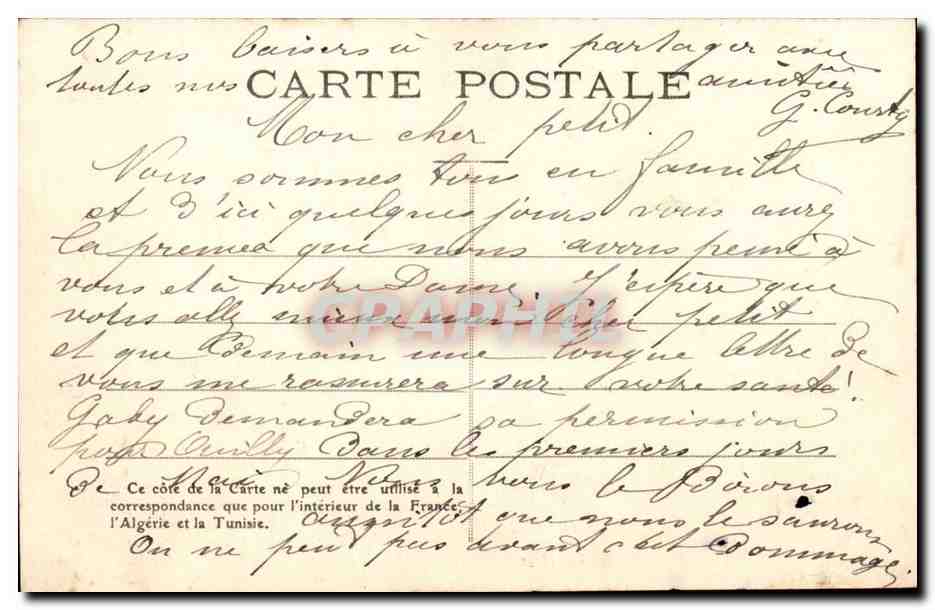 Scenes champetres CPA Folklore Bavardage (femmes) — Verso