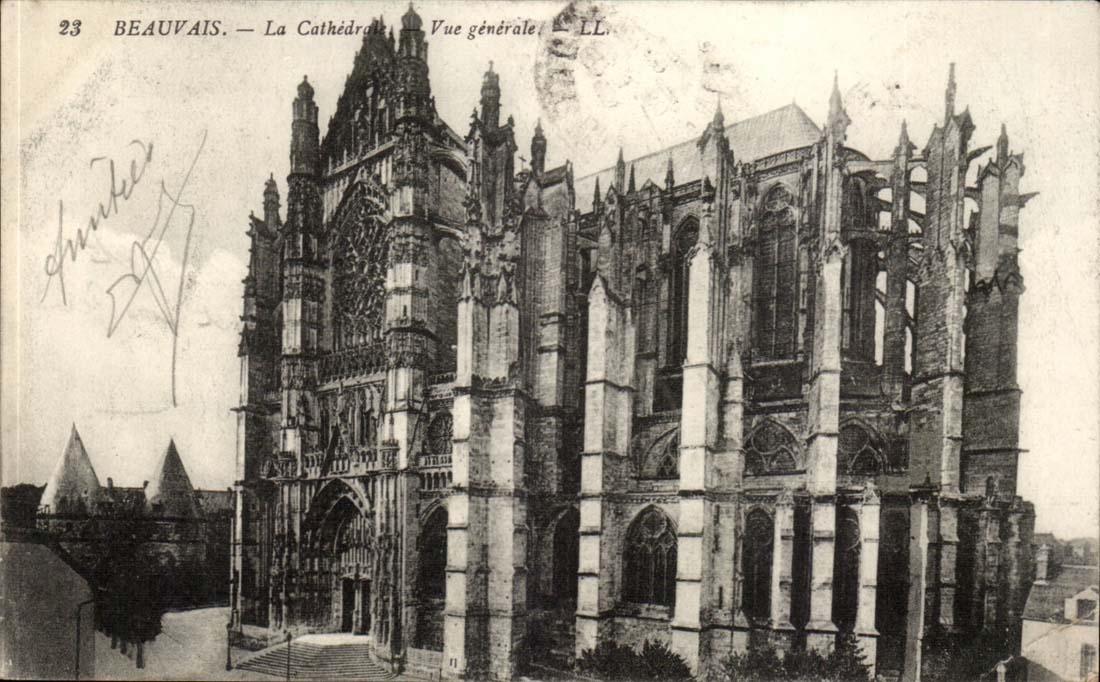 Beauvais — Die Kathedrale — Allgemeiner Blick — LL.