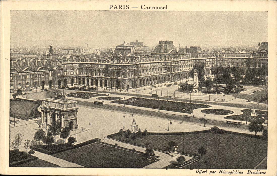 Paris CPA Carroussel (Louvre)