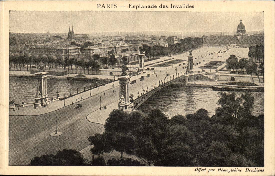 Paris CPA Esplanade des Invalides