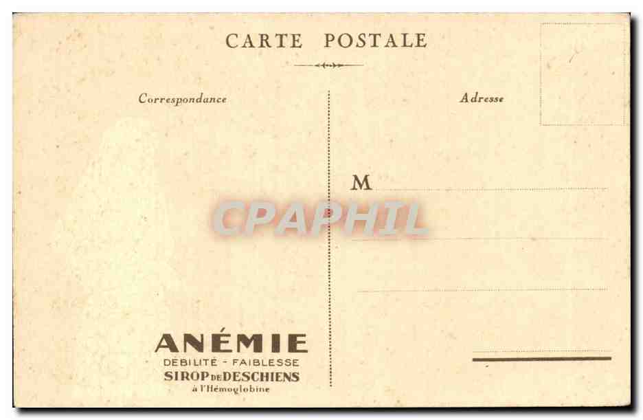Paris CPA Pantheon — Verso