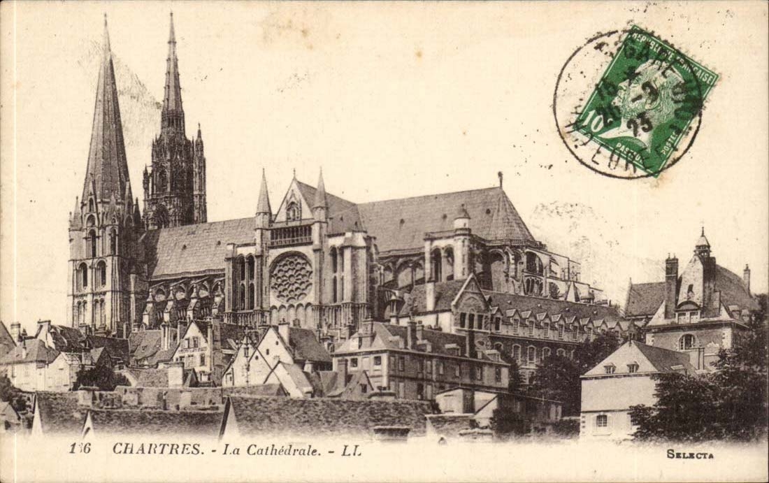 Chartres CPA la cathedrale
