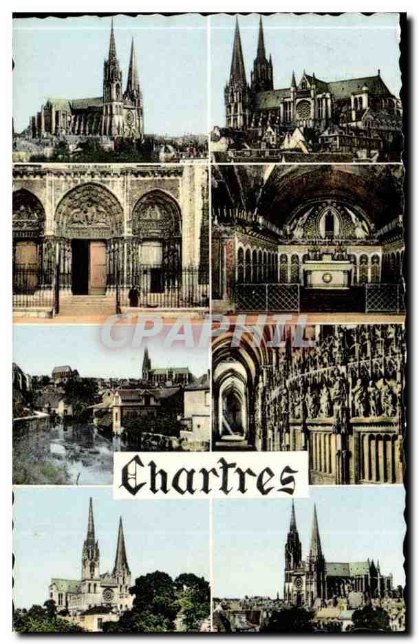 Chartres CPA La cathedrale 