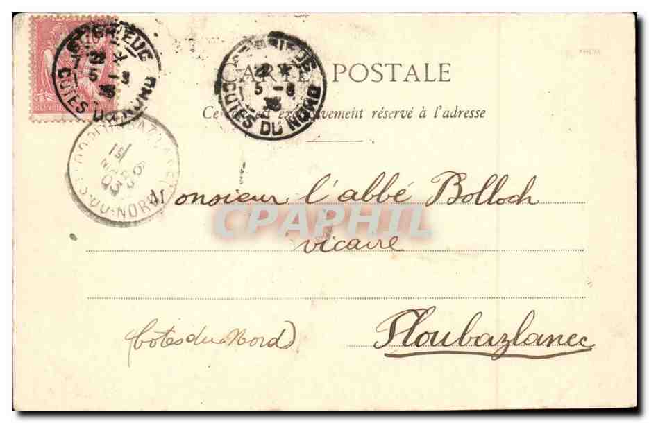 CPA Fantaisie Enfant l'esperance — Rückseite