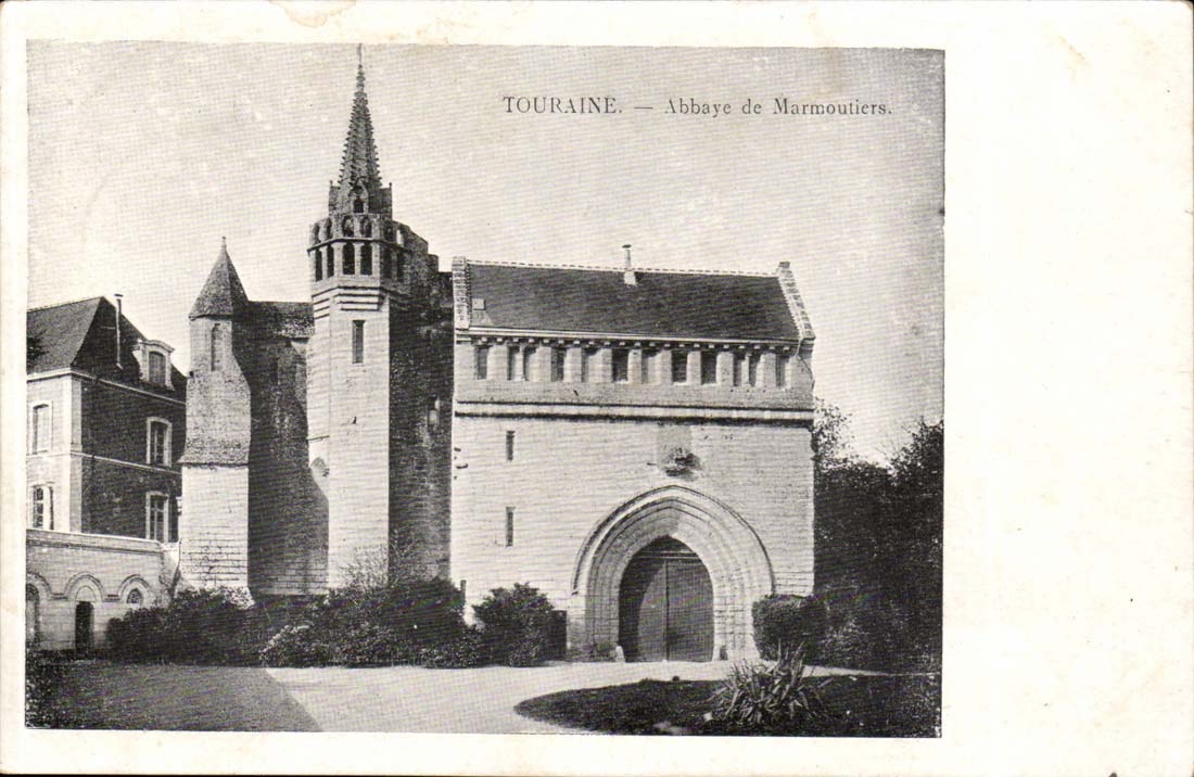 Touraine CPA Abbaye de Marmoutiers