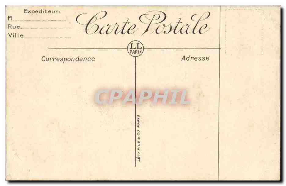 Lourdes CPA La grotte — Verso