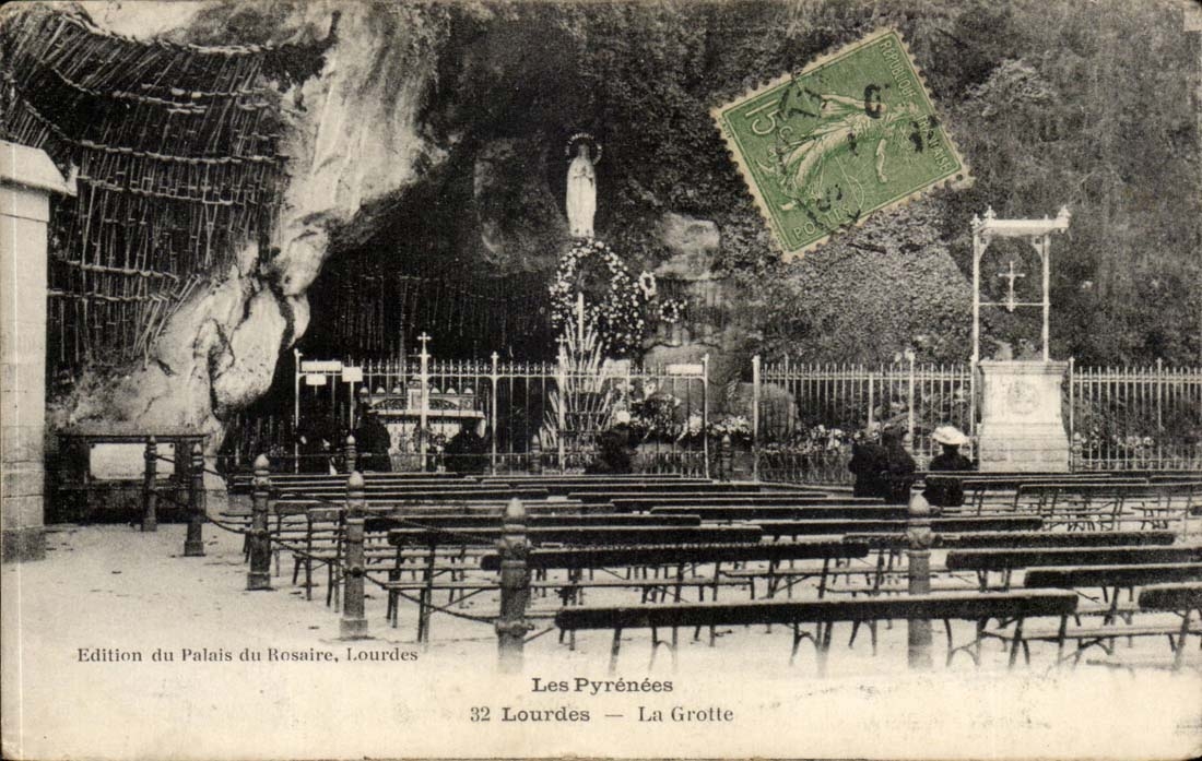 Lourdes CPA La grotte