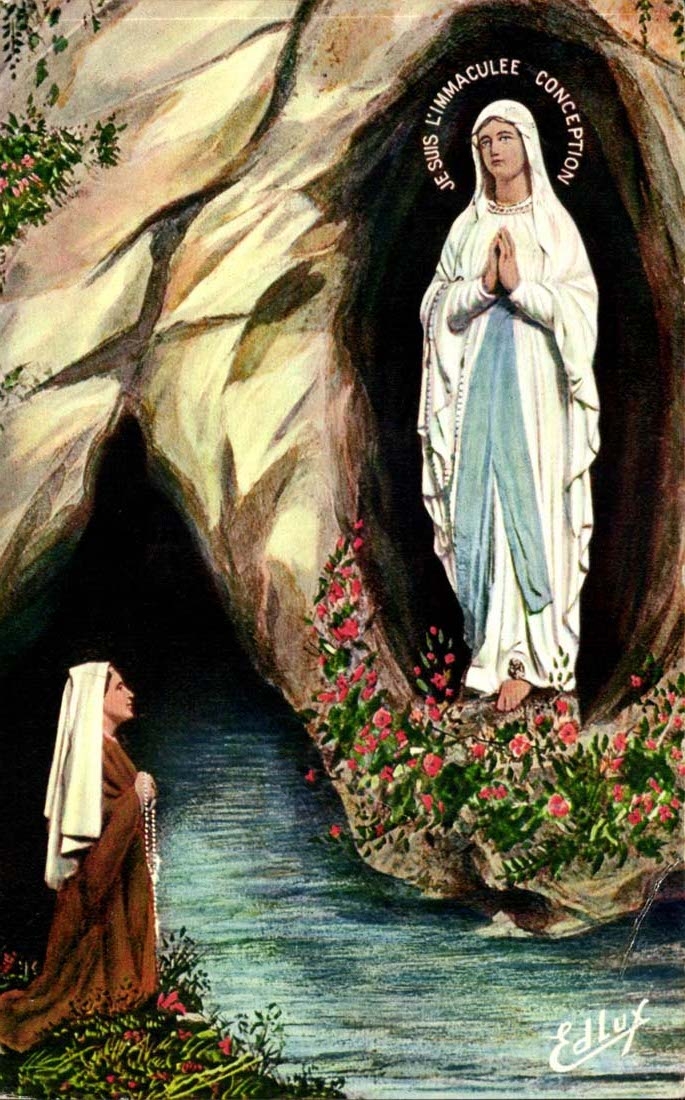 Lourdes CPA L'apparition