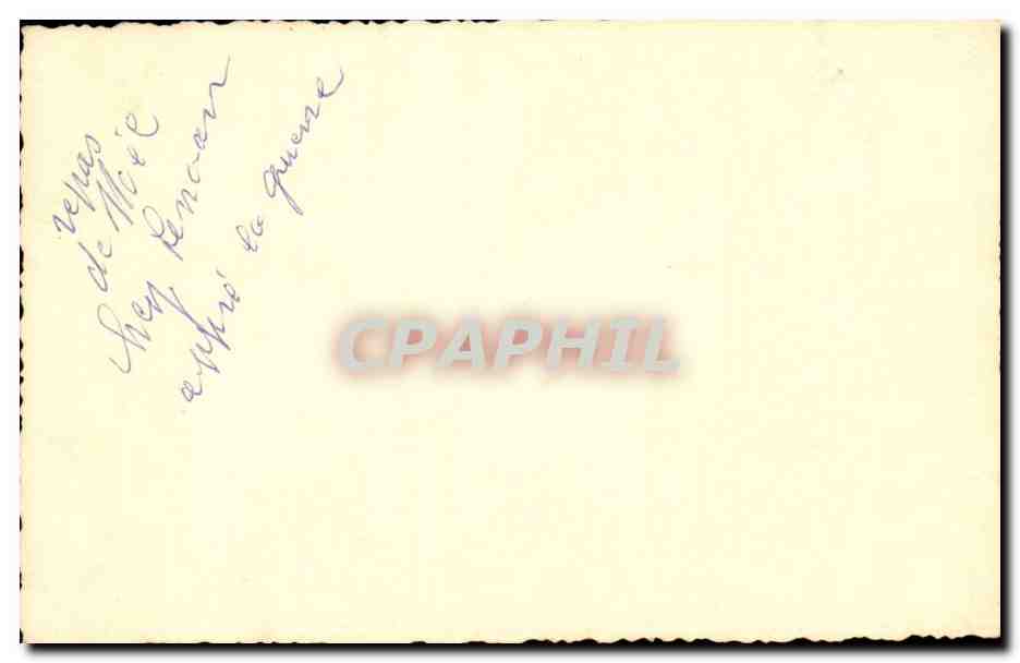 Repas de Noel chey Lenovan appre la guerre (oops) Carte photo — Rückseite