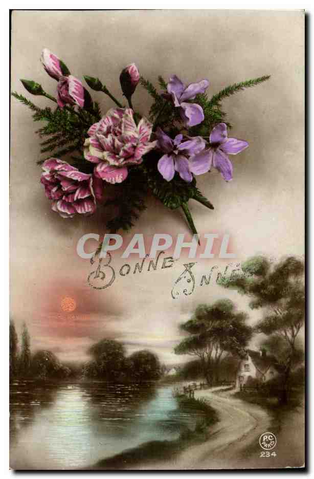 CPA FAntaisie Bonne annee