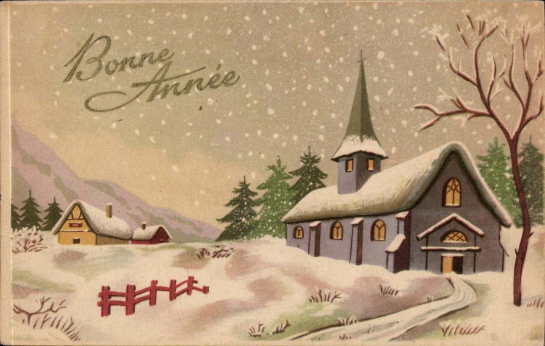 CPA FAntaisie Bonne Annee
