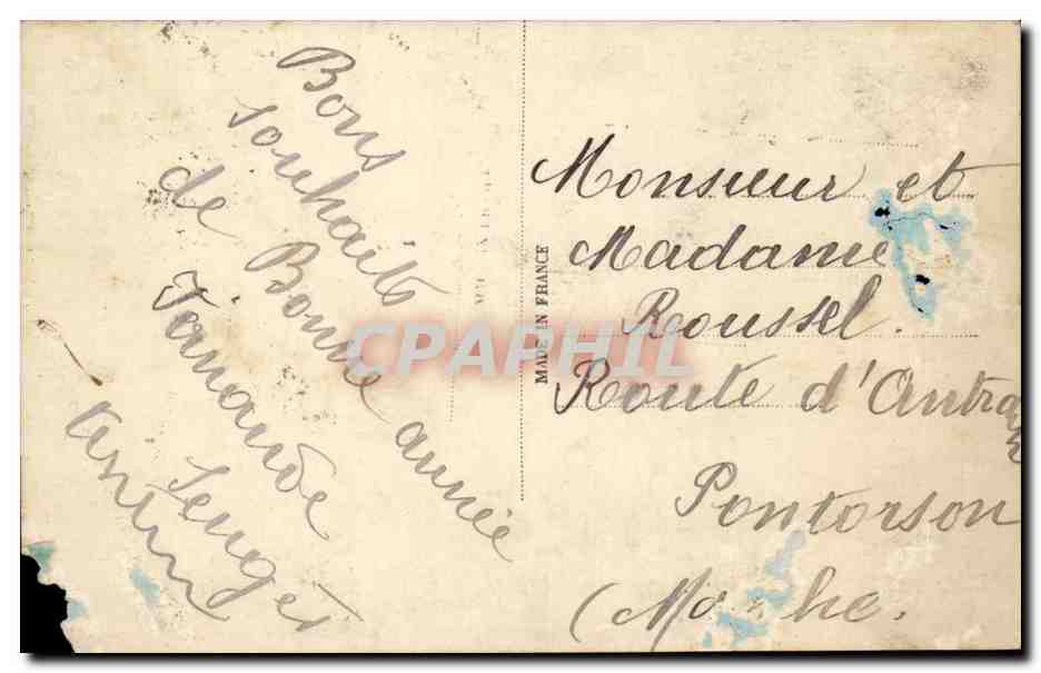 CPA FAntaisie Enfant — Rückseite