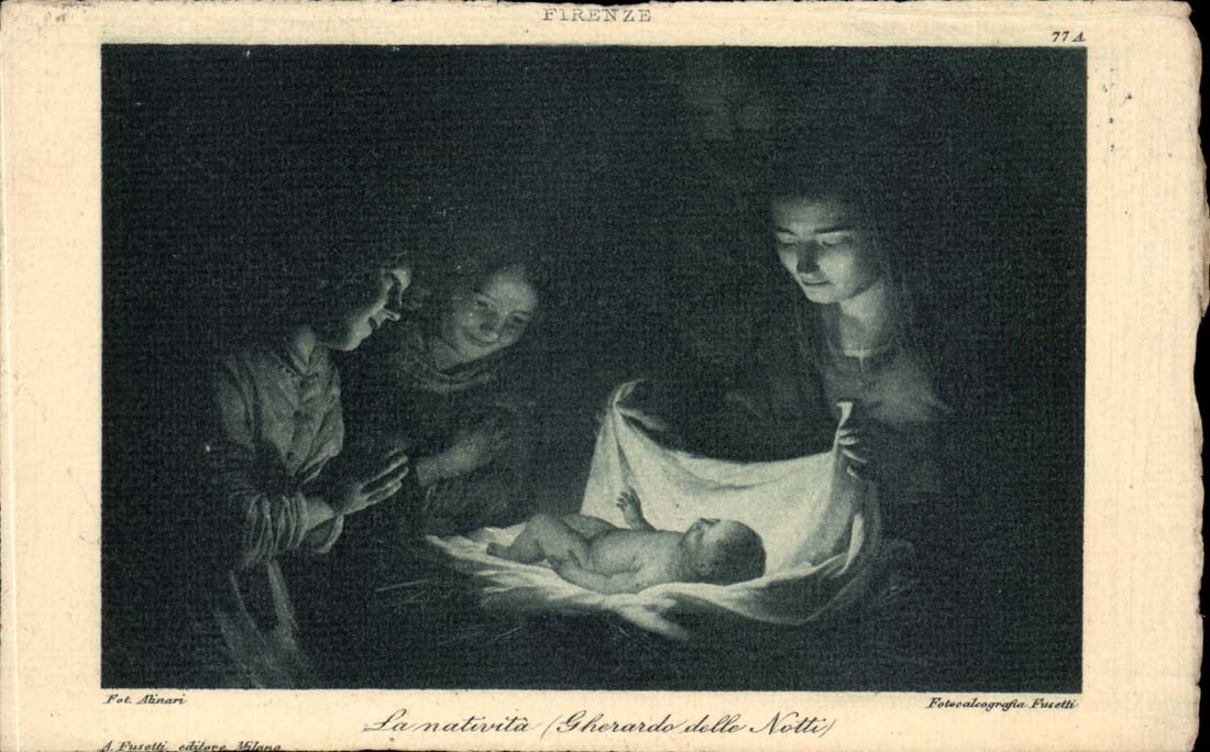 CPA La Nativita Gherardo del a Notti