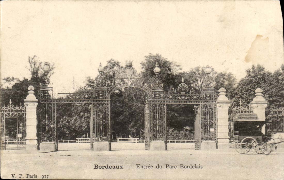 Bordeaux CPA Entree du parc Bordelais