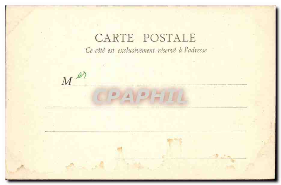 Bordeaux CPA Le pont metallique du chemin de fer — Verso