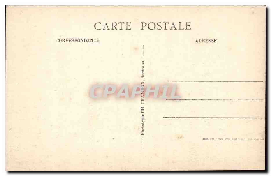 Bordeaux CPA Cathedrale St Andre et Tour Pey Berland — Verso