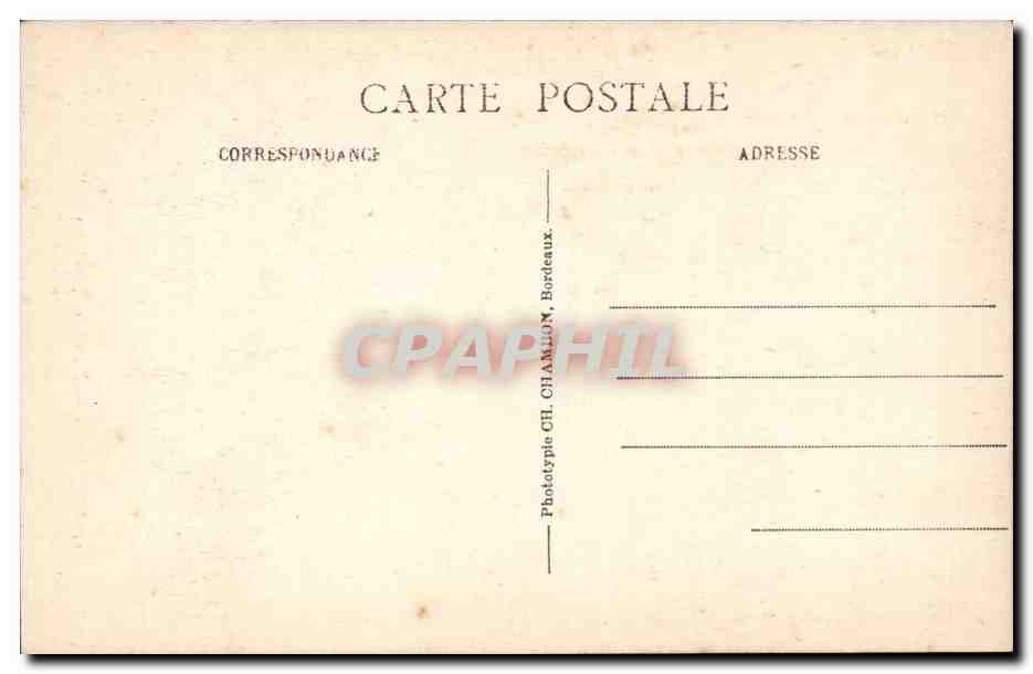 Bordeaux — Les Colonnes Rostrales — C.B. — Verso