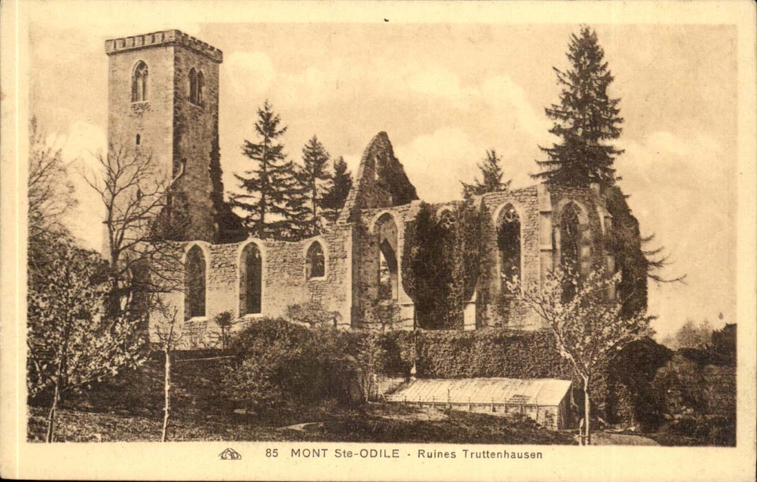 Mont St odile CPA Ruines Truttenhausen