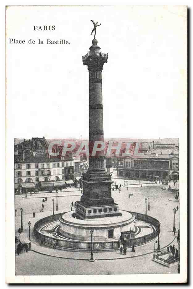 Paris CPA Place de la Bastille