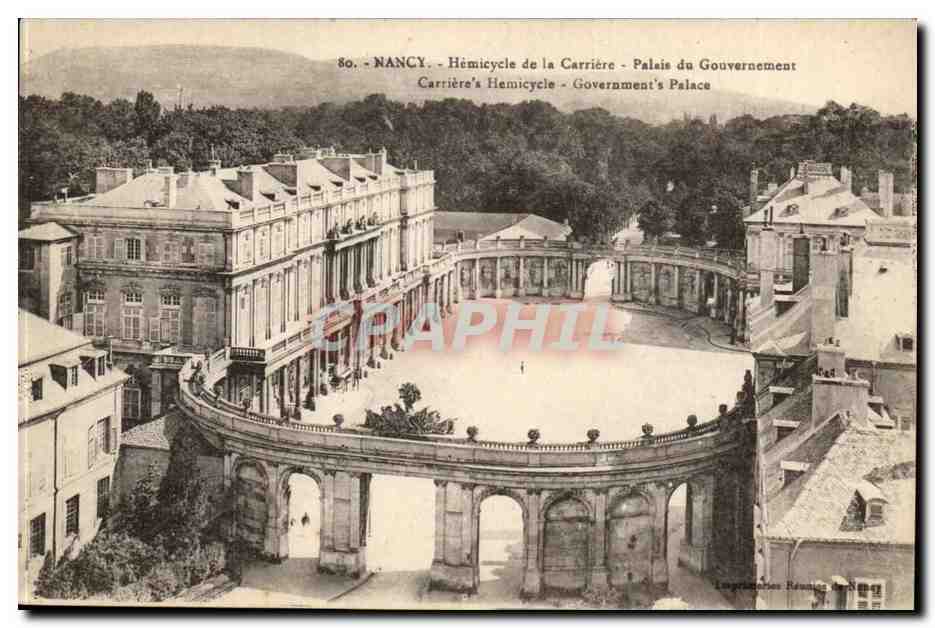 Nancy CPA Hemicycle de la carriere Palais du gouvernement 