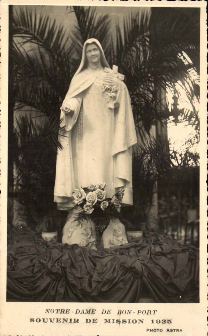 Nantes CPA Notre DAme du Bon Port Souvenir de Mission 1935