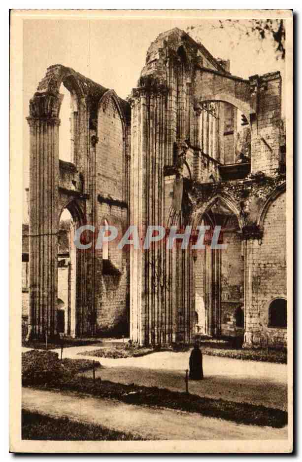 CPA Abbaye de Saint Wandrille Ruines de l'eglise