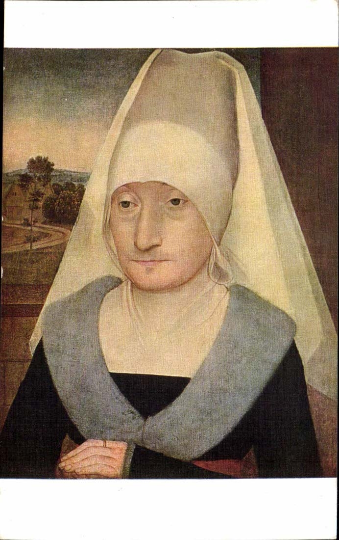 CPA Hans Memling Tete de vieille femme