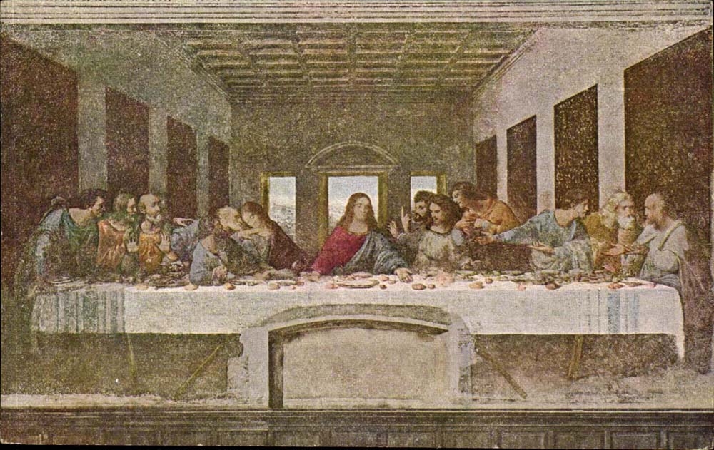 CPA Italie Italia Convento di S M Delle Grazie Leonardo da Vinci Il Cenacolo