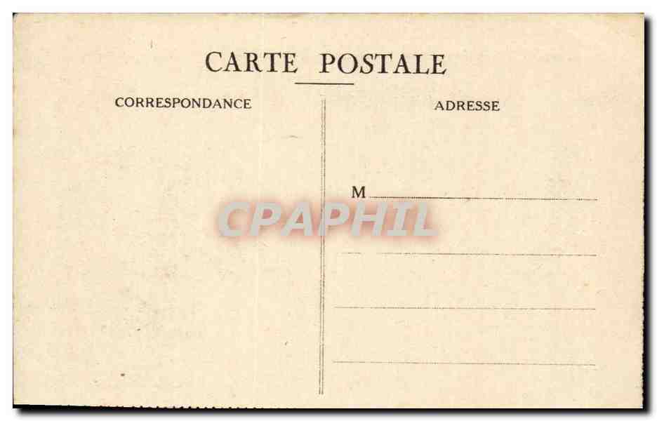 Beauvais CPA Le palais de justice Almanach Vermot — Rückseite
