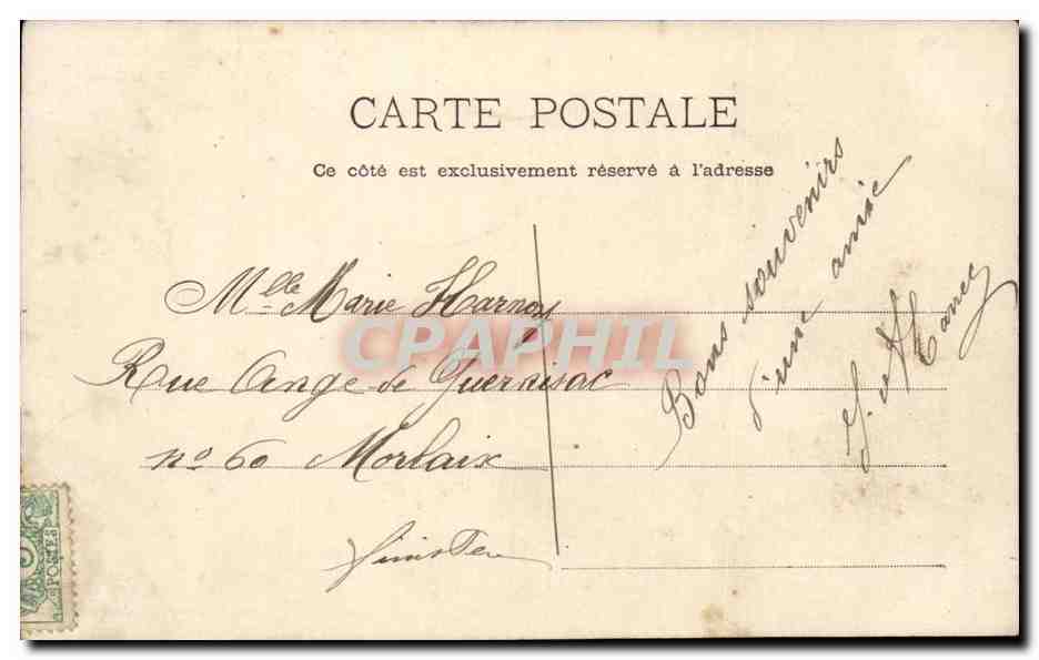 Anet CPA Le chateau Veus ur le canal du parc — Rückseite