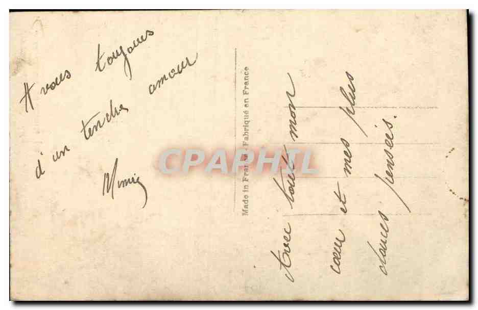 CPA Fantaisie Couple — Verso
