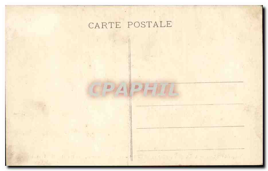 CPA Restaurant A la fine fourchette 13 rue Labie et 42 rue BRunel Paris  — Rückseite