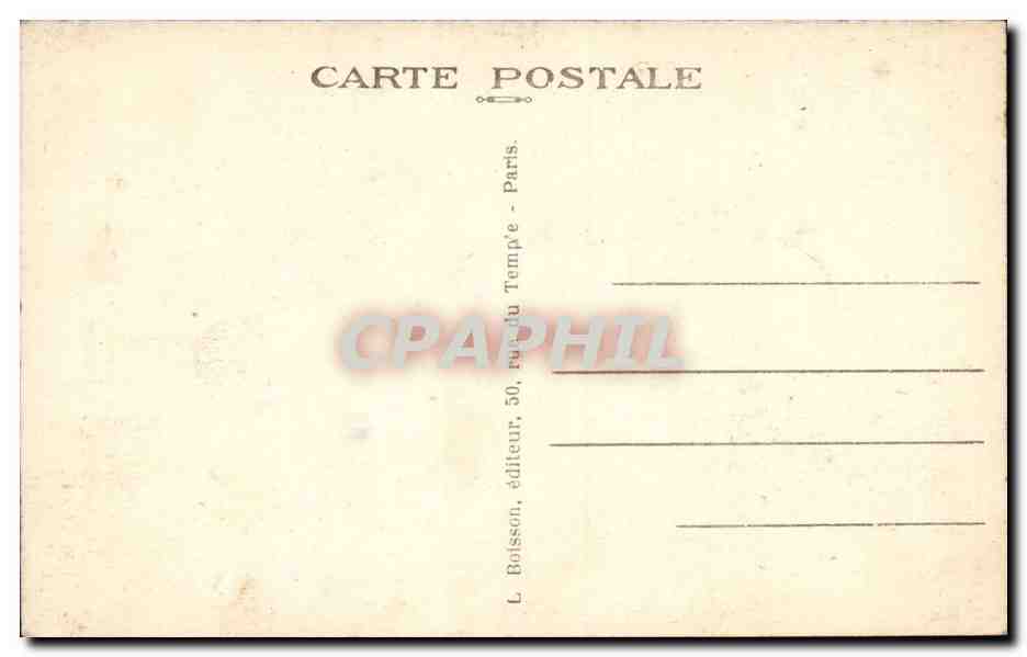 Paris CPA Basilique du Sacre Coeur et le nouveau funiculaire inaugure en 1933 (Montmatre) — Rückseite