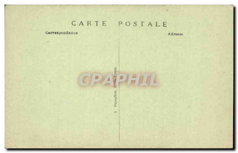 Paris CPA Fontaine Saint Sulpice — Verso