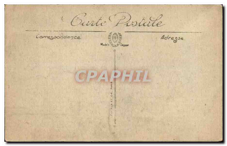 Paris CPA La fontaine Saint Michel  — Rückseite