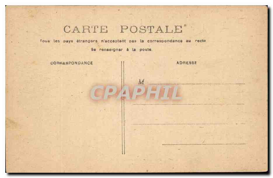 Paris CPA Palais Royal — Rückseite