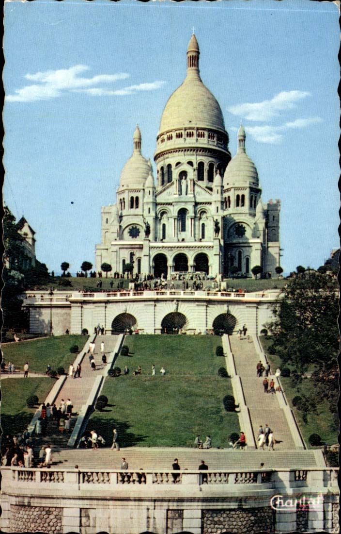 Paris CPA Basilique du Sacre Coeur de Montmartre 