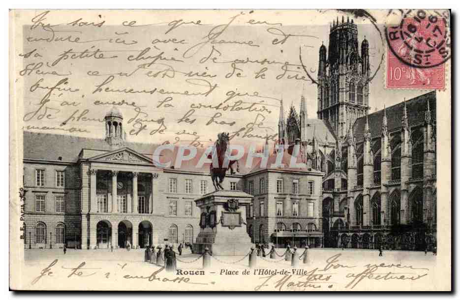 Rouen CPA Place de l'hotel de ville