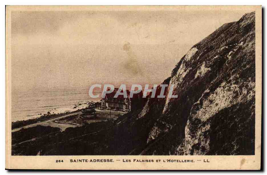 Sainte Adresse CPA Les falaises et l'hotellerie