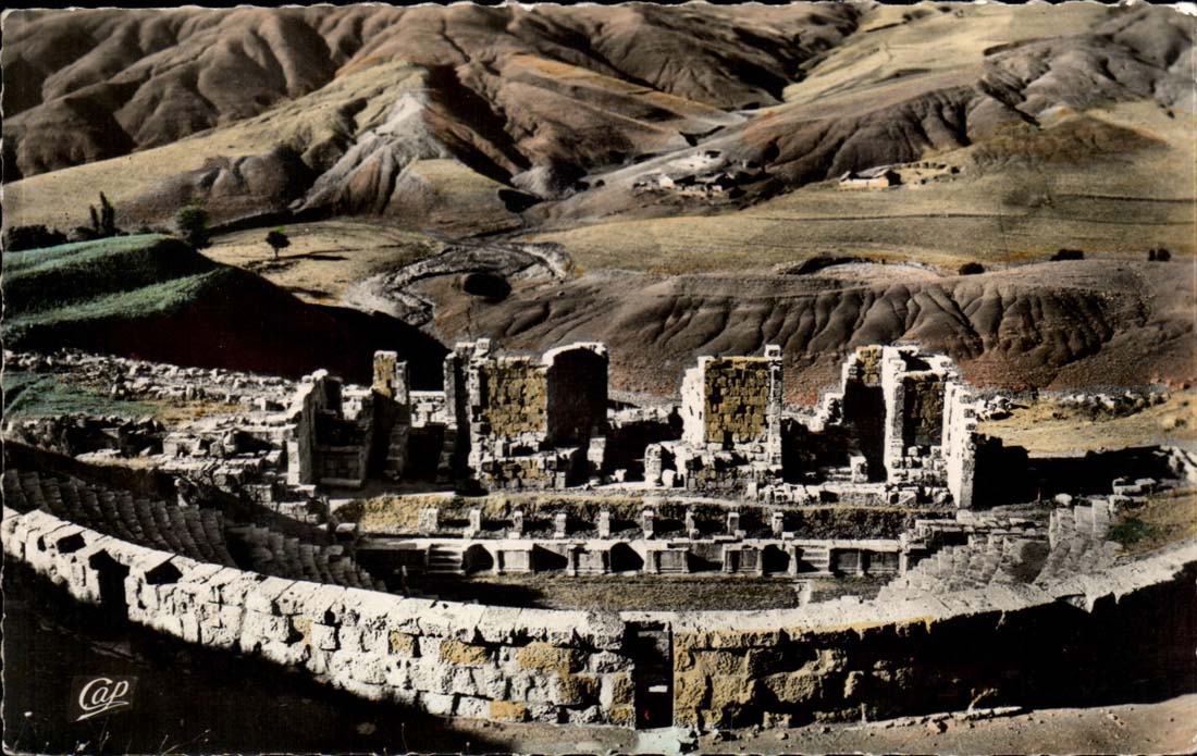 Maroc Djemila CPA Le theatre romain