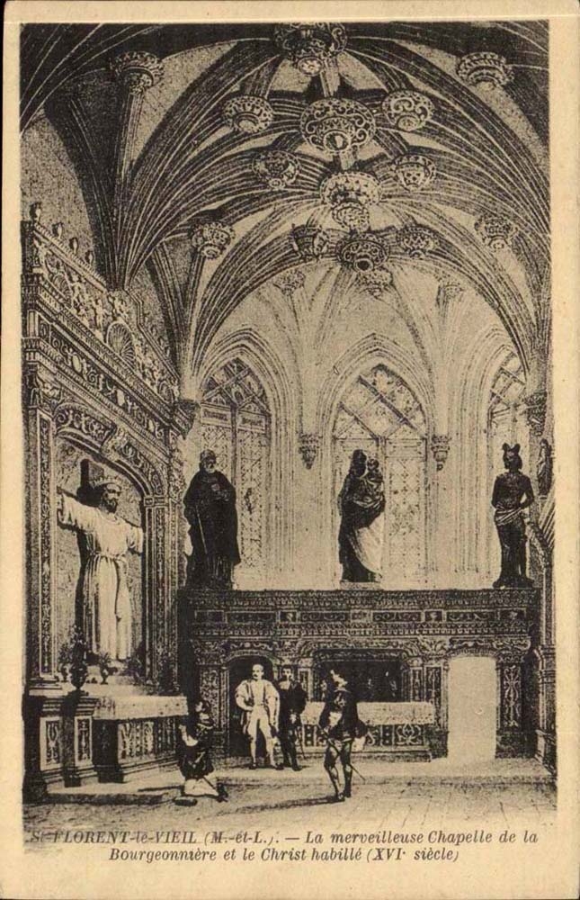 St Florent le Vieil CPA La merveilleuse chapelle de la Bourgeonniere et le Christ habille