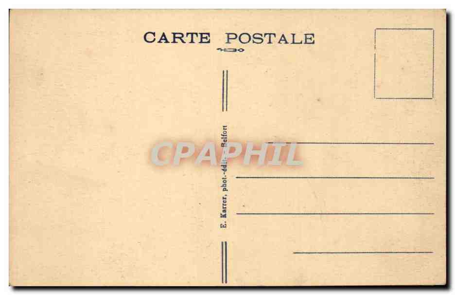 Belfort CPA Le chateau (lion) — Verso