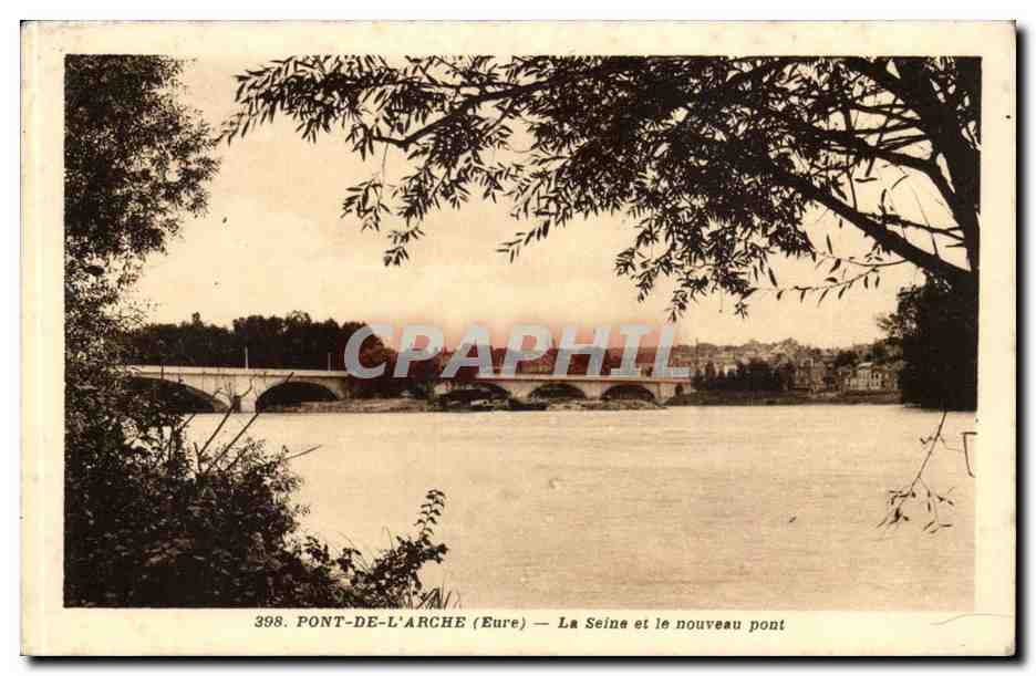 Pont-de-l'Arche (Eure) — La Seine et le nouveau pont — Richardot, photo-édi.