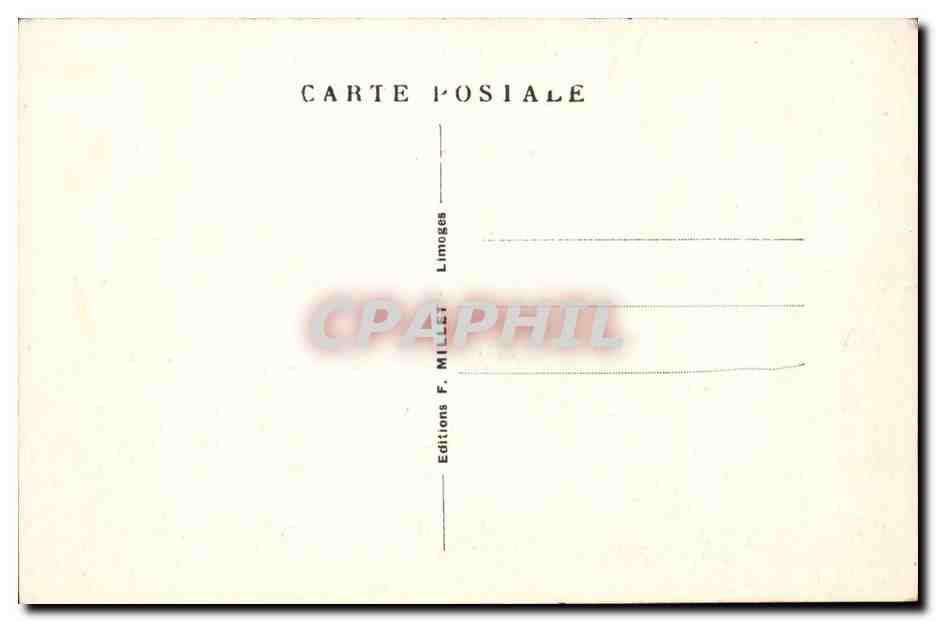 CPA Limoges La gare — Back