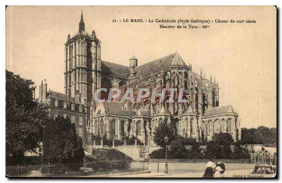 Le Mans - La Cathédrale (Style Gothique) - Chœur du xiiième siècle