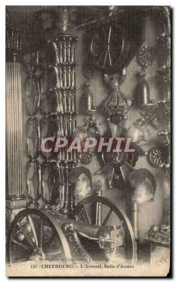 Cherbourg CPA L'arsenal salle d'armes