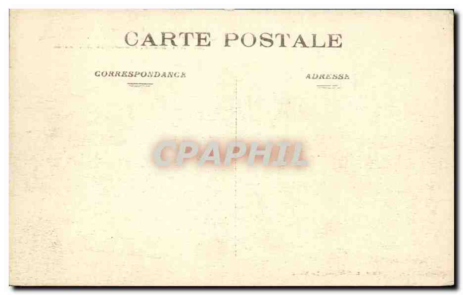 Le Mans CPA Place St Michel Maison dite de Scarron Acnien chanoine du Mans  — Rückseite