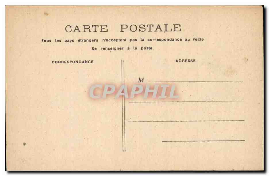 Paris CPA Le grand palais — Rückseite
